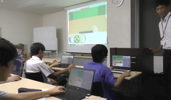 プログラミング体験ワークショップの様子